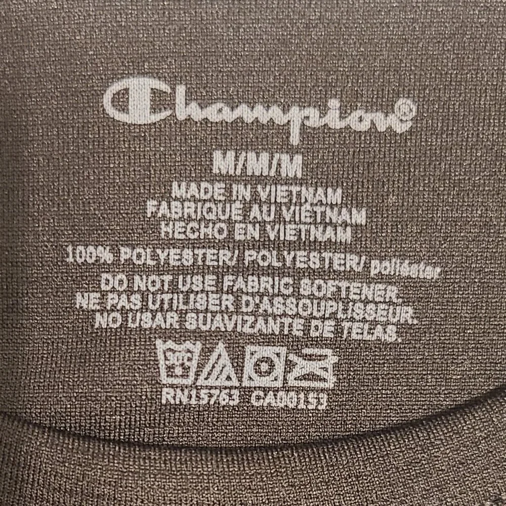 Champion Long Sleeve Black Shirt, Size Medium - Picture 9 of 9